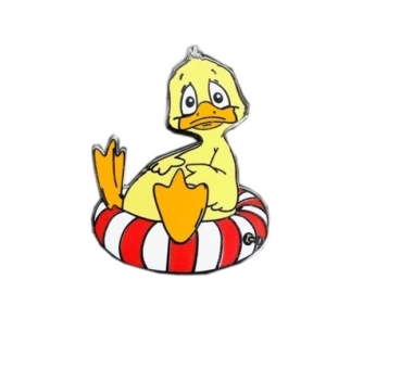 The little Duck Pin - yellow