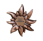Mobile Preview: Edelweiss Geocoin - Antique Copper