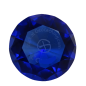 Preview: 4 cm Glasdiamant - Blau