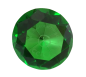 Preview: 4 cm glass diamond - green