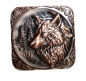 Mobile Preview: Mystic Wolf Geocoin - Mystic Wolf