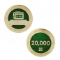 Preview: Milestone Geocoin and Tag Set - 20.000 Finds