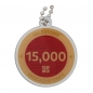 Preview: Milestone Geocoin und Tag Set - 15.000 Finds