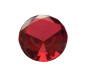 Preview: 4 cm glass diamond - red