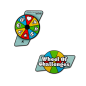 Mobile Preview: Wheel of Challenges Spinner Geocoin