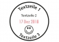 Preview: Round date stamp with picture and text - 30mm