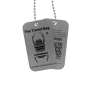 Preview: Limited Edition ROT Geocaching QR Travel Bug® - Glow in the Dark