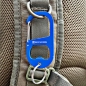 Preview: Geocaching Logo Karabiner Flaschenöffner