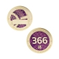 Preview: Challenges Geocoin und Tag Set - 366 Days of Geocaching