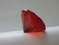 Mobile Preview: 6 cm Glasdiamant - Rot