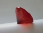 Preview: 6 cm Glasdiamant - Rot