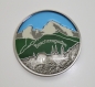 Mobile Preview: Berchtesgadener Geocoin - Antik Silber