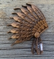 Preview: Indian Headdress Geocoin - antique copper / green