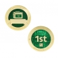 Preview: Milestone Geocoin und Tag Set - 1st Find
