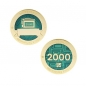 Mobile Preview: Milestone Geocoin and Tag Set - 2000 Finds