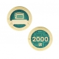 Preview: Milestone Geocoin und Tag Set - 2000 Finds