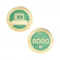 Preview: Milestone Geocoin und Tag Set - 8000 Finds