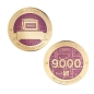 Mobile Preview: Milestone Geocoin and Tag Set - 9000 Finds