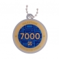 Preview: Milestone Geocoin und Tag Set - 7000 Finds