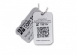 Preview: GREEN Geocaching QR Travel Bug® - Glow in the Dark