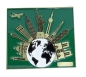 Preview: Tor zur Welt Geocoin - antique bronze