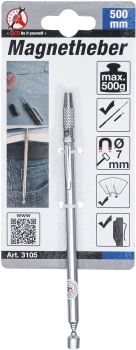 Telescopic magnetic gripper - 50cm