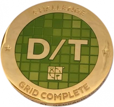 Challenges Geocoin und Tag Set - D/T Grid