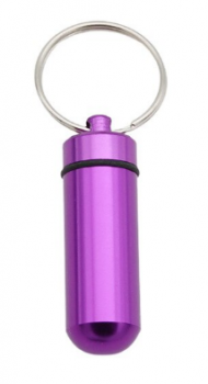Kleine Aluminium-Kapsel - purple
