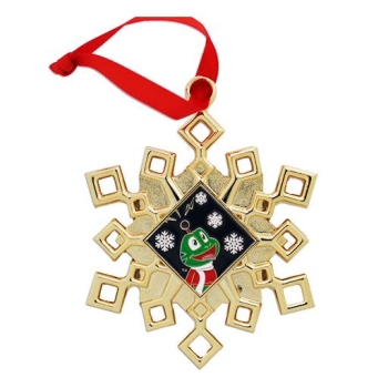 2021 Snowflake Ornament Geocoin- Signal the Frog®