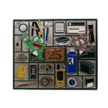 Preview: 2025 Happy Holidays Geocoin