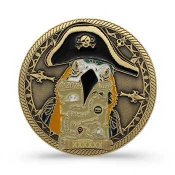 Preview: 2026 Pirate Geocoin – Parrot