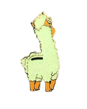 Alpaka Geocoin - glitter