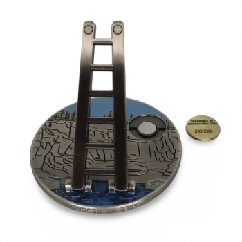 Celebrating 25 Years of Geocoins - limitiertes trackbares Geocoin Set