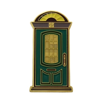 Trick-or-Treat-Geocoin-Set (2 Trackables) – Grüne Tür