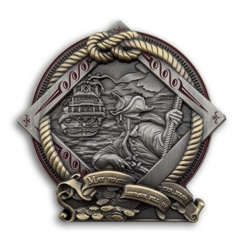 2021 Pirate Geocoin - Courage - two-tone