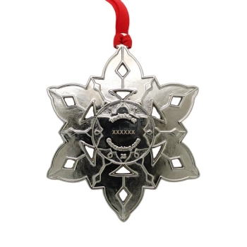 Preview: 2025 Snowflake Ornament Geocoin - Signal the Frog®