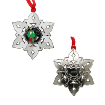 2025 Snowflake Ornament Geocoin - Signal the Frog®