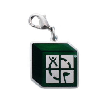 2025 Block Parties Nano Geocoin/Zipper pull/Charm with Clasp
