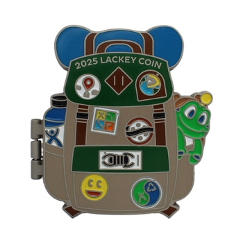 2025 Lackey Geocoin & Tag Set - Matt Nickel