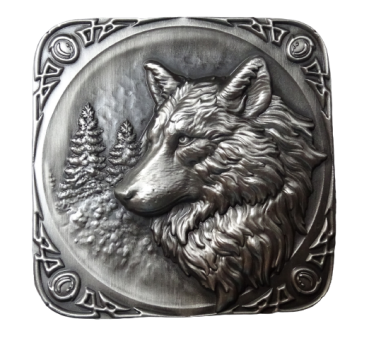 Mystic Wolf Geocoin - Celtic Wolf