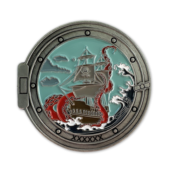 2024 Pirate Geocoin - Get Kraken!