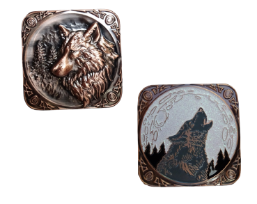 Mystic Wolf Geocoin - Mystic Wolf