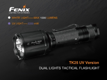 Fenix TK25UV White + UV LED Flashlight