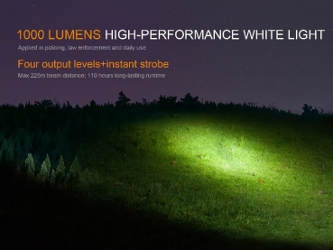 Fenix TK25UV Weiß + UV LED Taschenlampe