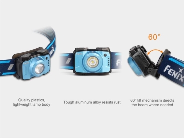 Fenix HL12R LED Headlamp blue