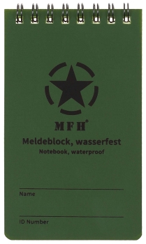 Wetterfestes Geocaching Logbuch – 7,5 x 13 cm