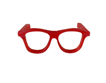 Brille für XS Micro Signal - rot