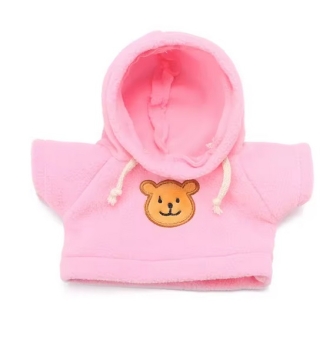 Fleece hoodie for 30 cm signal - rose