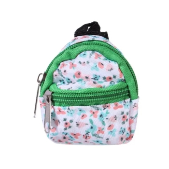 Mini backpack - green floral