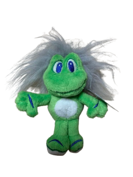 XS Micro Signal the Frog® Plush mit grauen Haaren